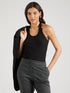 Selected Femme anna halterneck top black